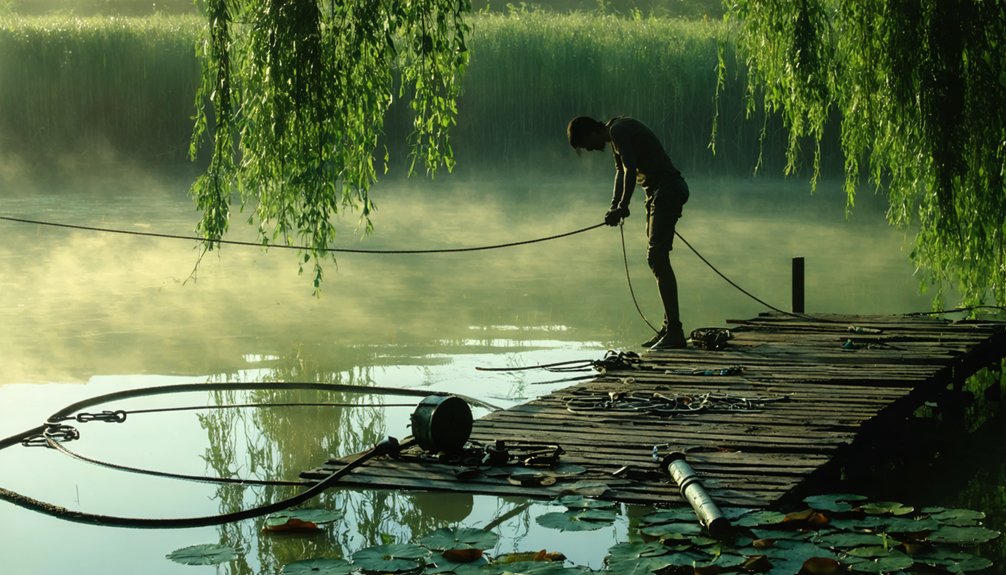 magnet fishing in ponds