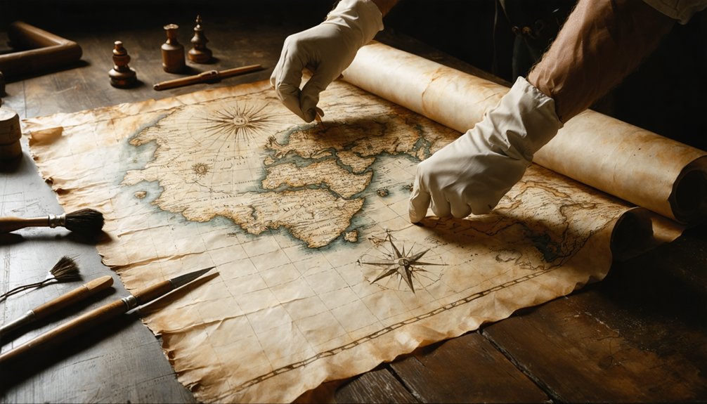 map preservation and display