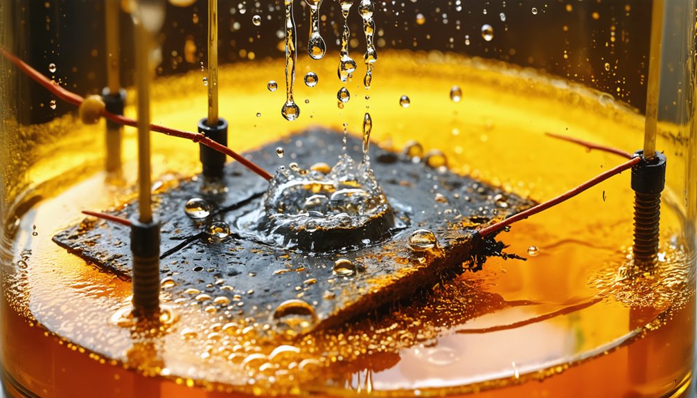 metal artifact electrolysis cleaning