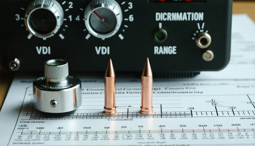 metal conductivity influences detection
