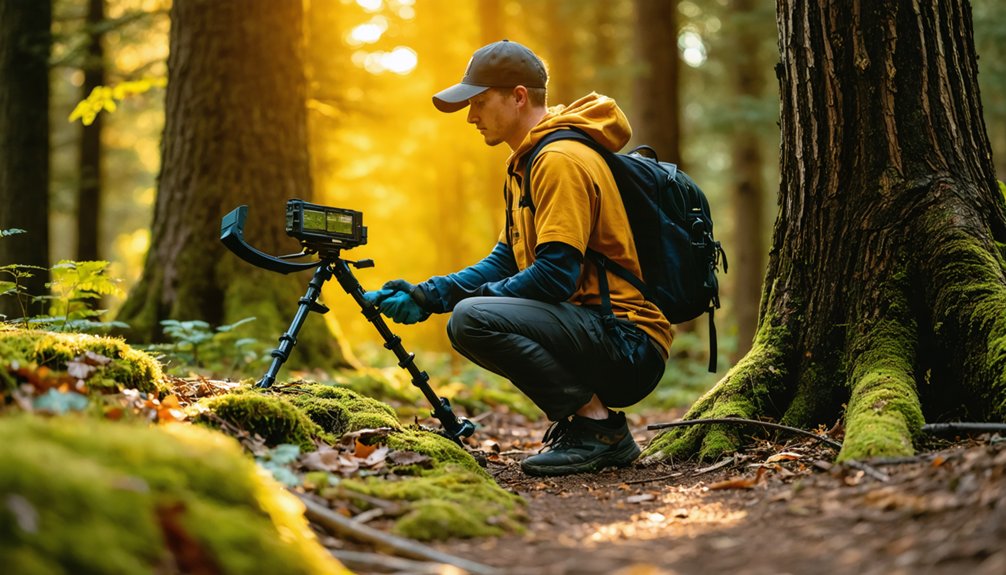 metal detecting forest beginners
