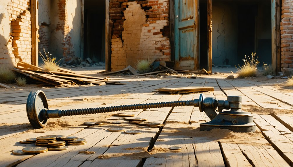 metal detecting ghost towns