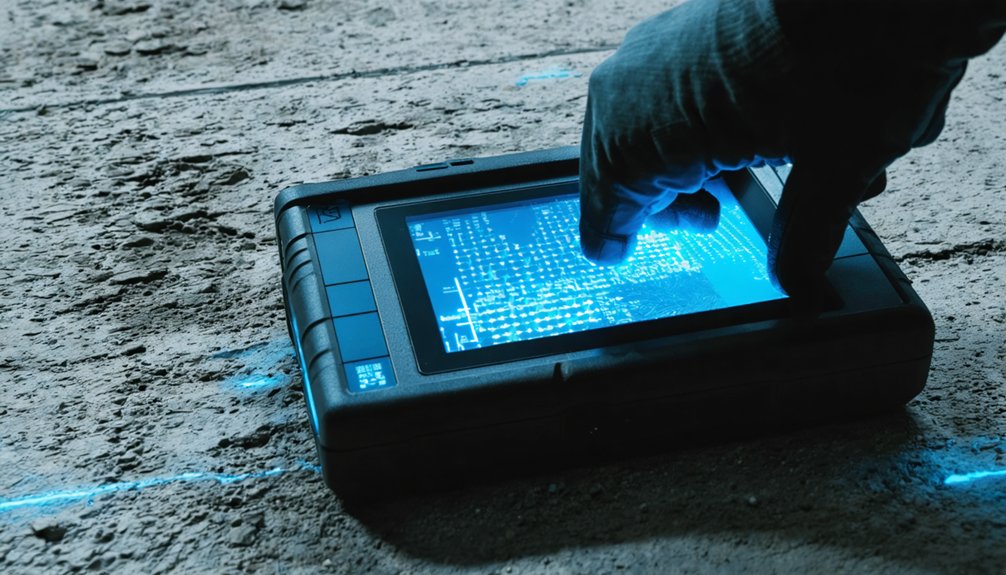 metal detection through concrete