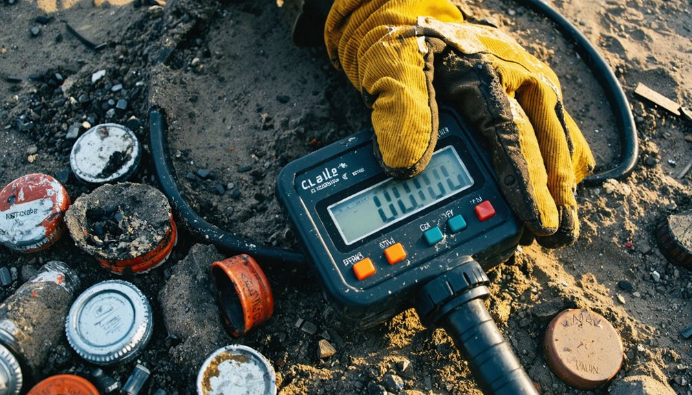 metal detector false signals