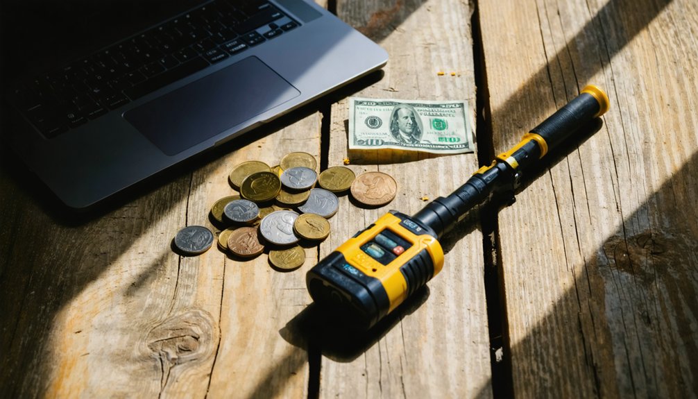 metal detector price guide