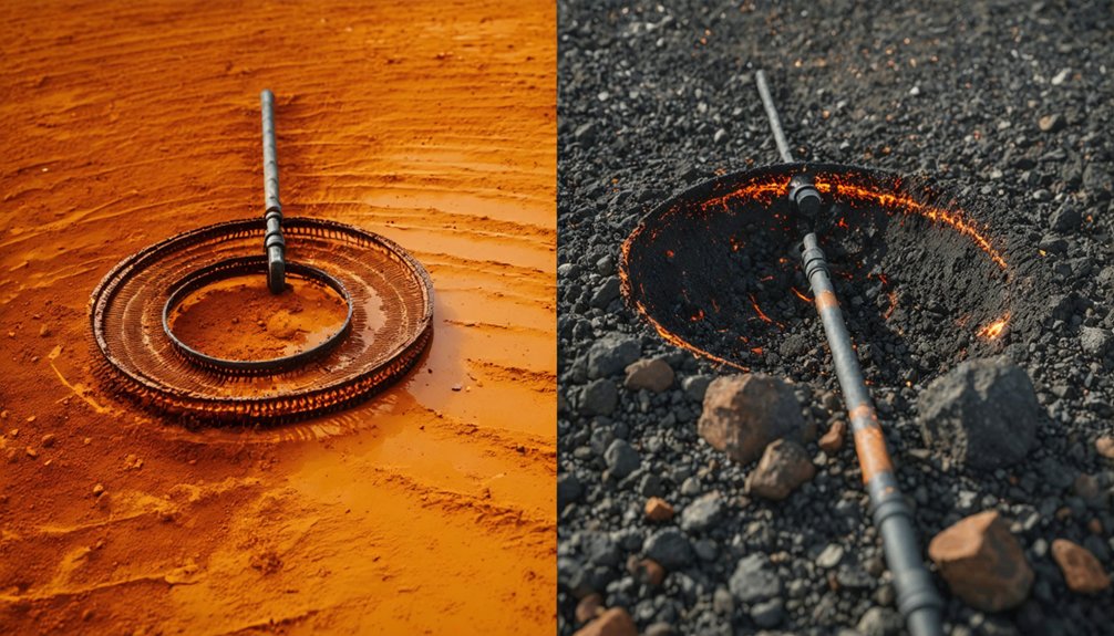 mineralized soil detection challenges