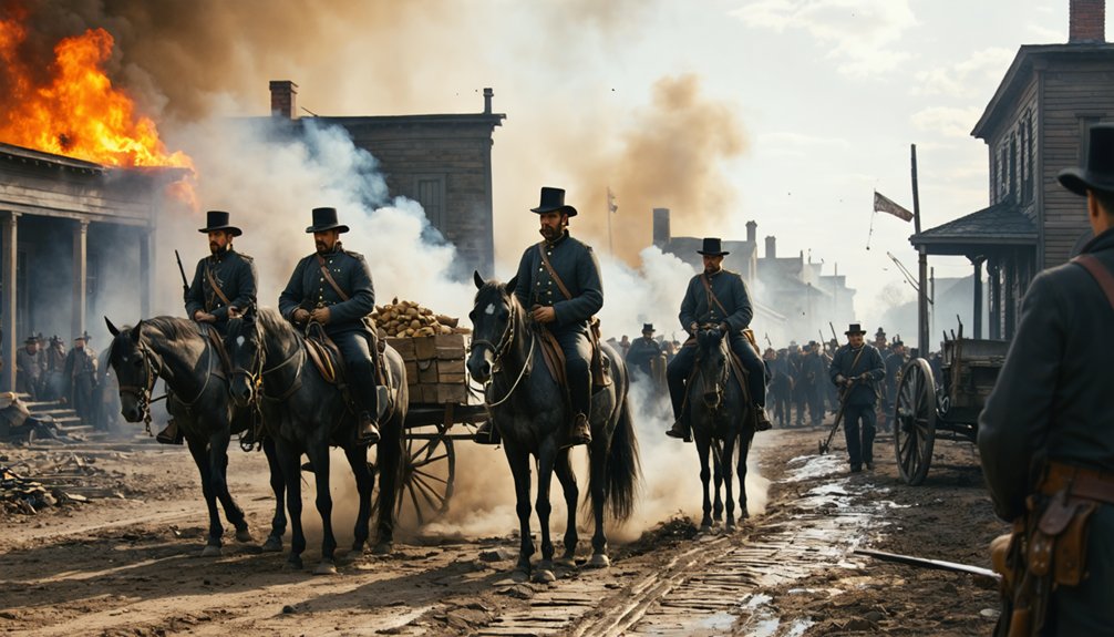 morgan s raiders looted goods