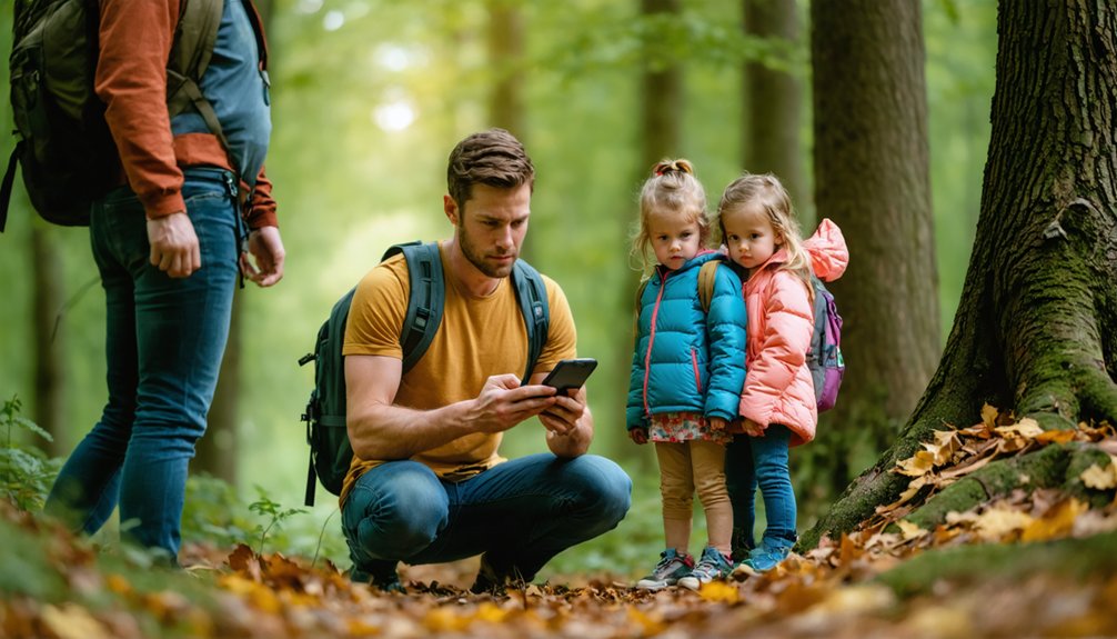 muggles searching for caches