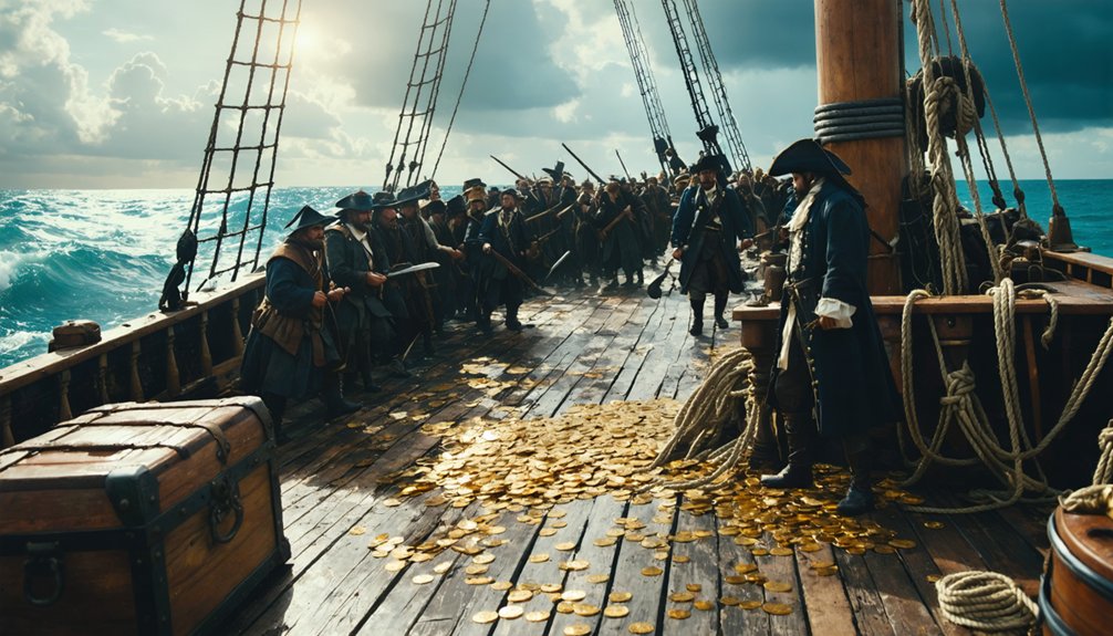 mutiny amid treasure failures