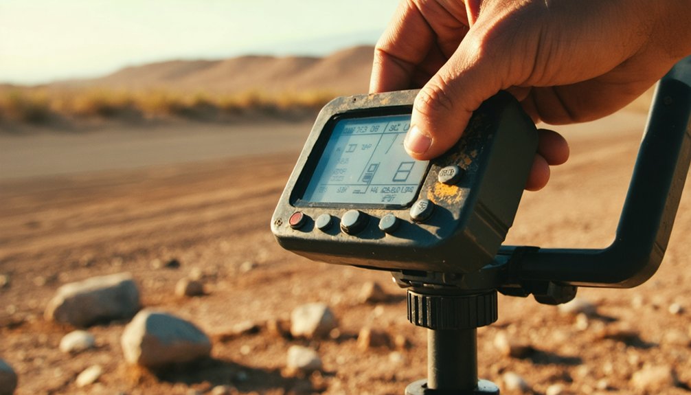 optimal gold detecting settings