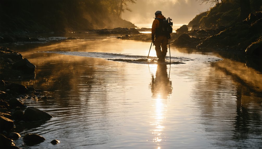 optimal river detecting times