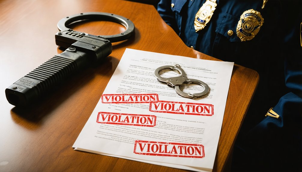 penalties and equipment confiscation