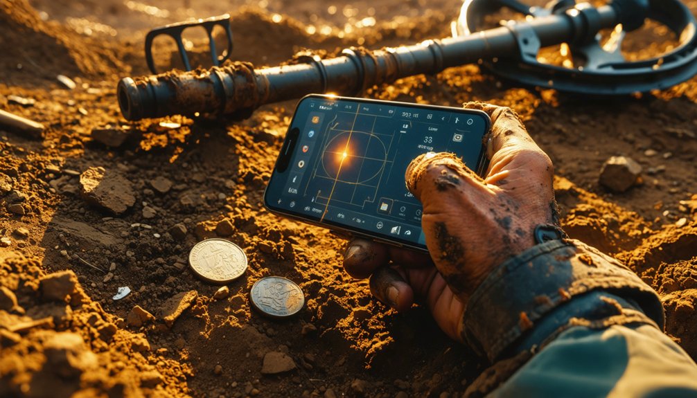 personal metal detecting record keeping