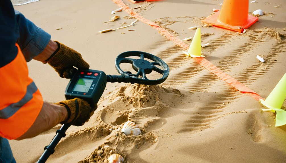 precise grid spiral transect