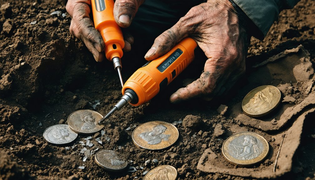 precise pinpointer excavation technique