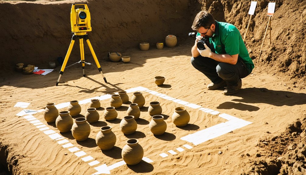precise spatial archaeological documentation