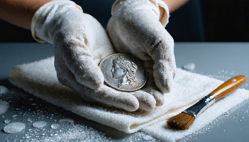 preserve coins with care