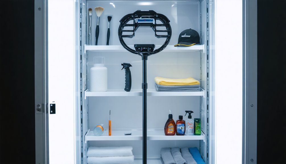 proper metal detector storage