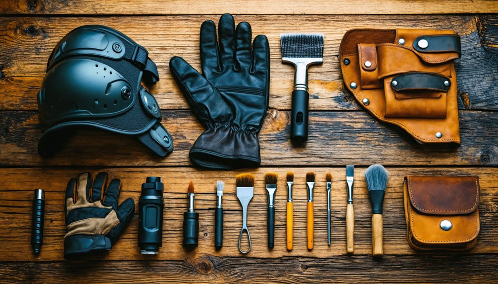 protective gear and maintenance