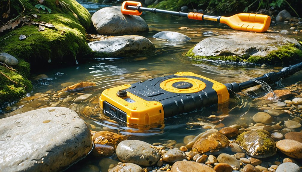 riverbed metal detecting gear