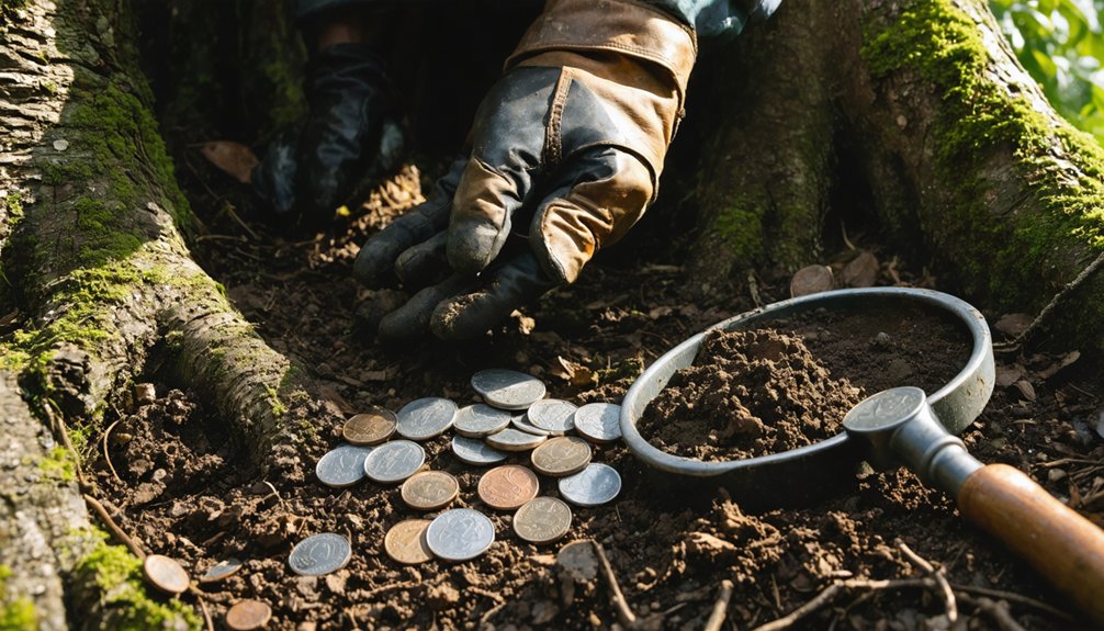 searching for rare coins