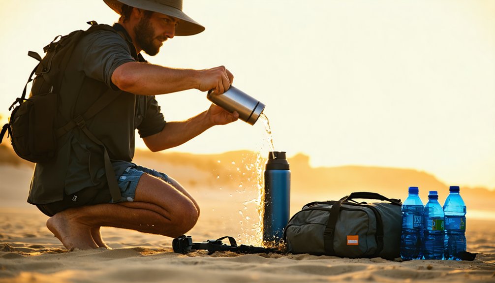 stay hydrated during detecting