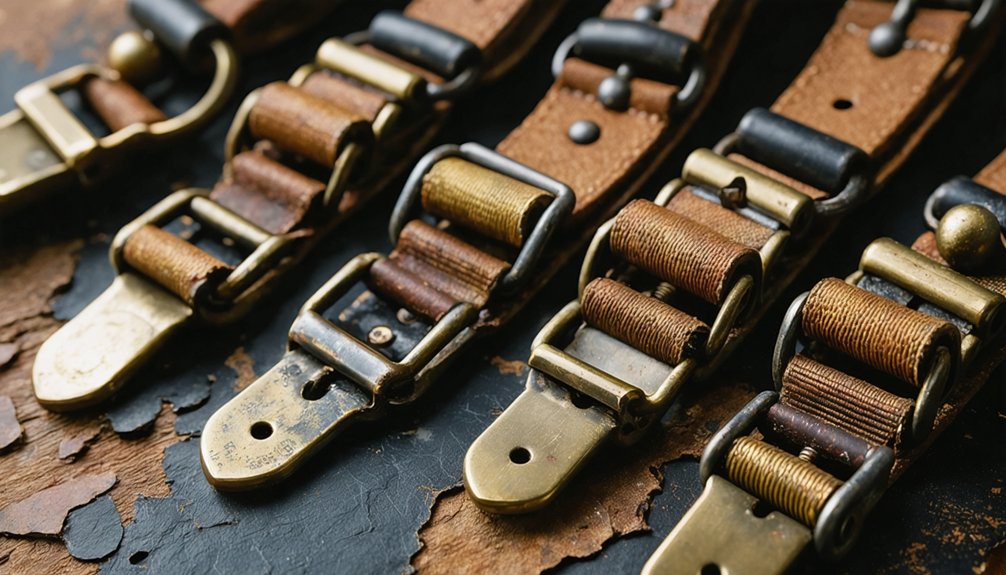 suspender clips and fasteners