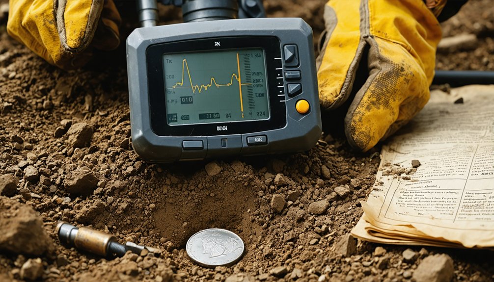 target evaluation for metal detecting