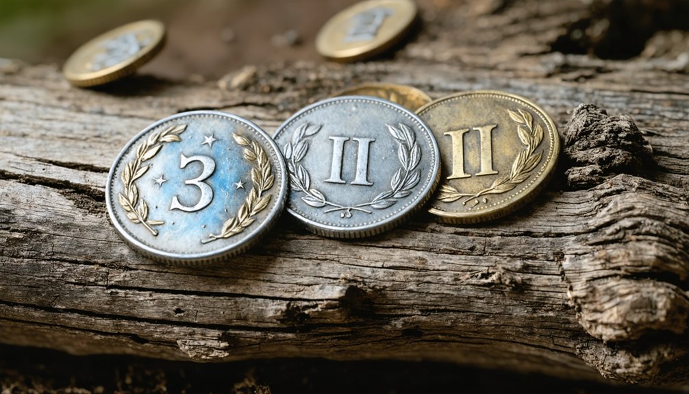 three cent coins found