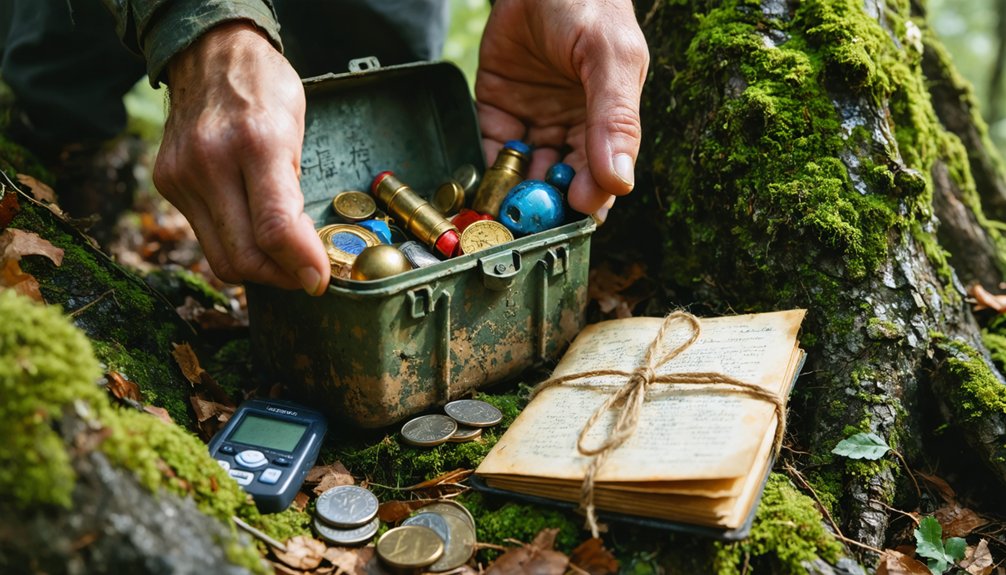 treasure hunt geocaching adventure