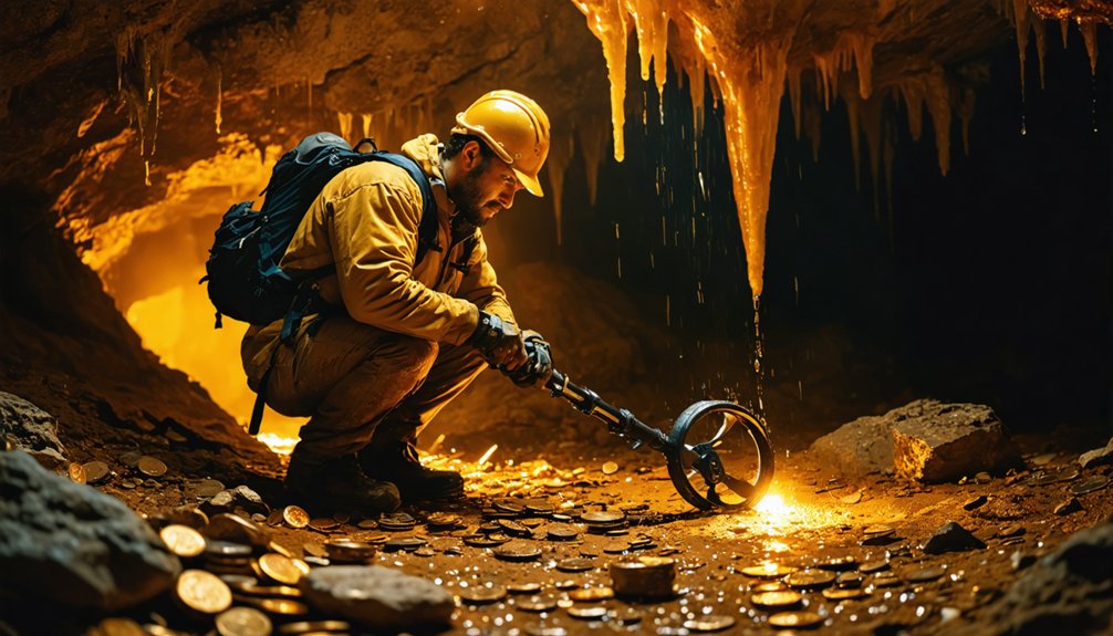 treasure hunting with detectors