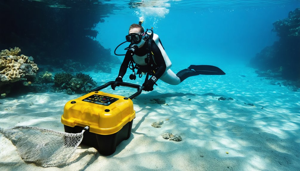 underwater metal detecting techniques
