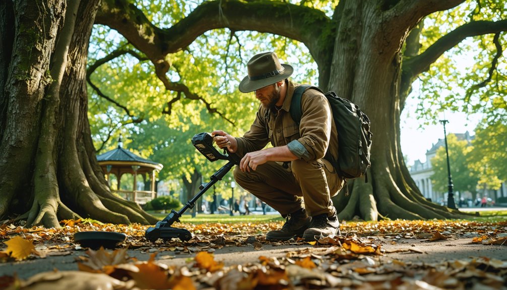 urban parks metal detecting