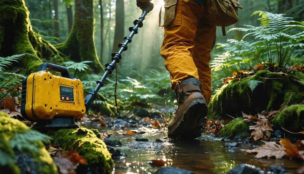waterproof detector forest tips