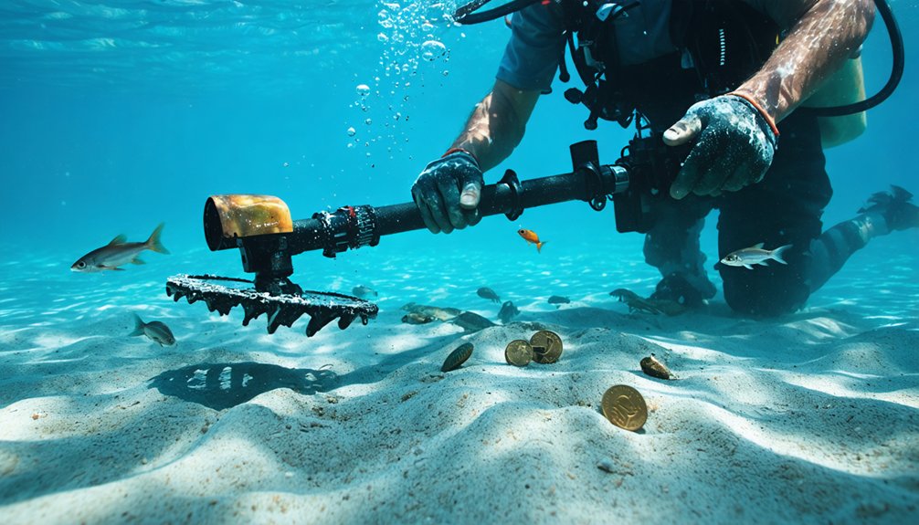 waterproof metal detector applications