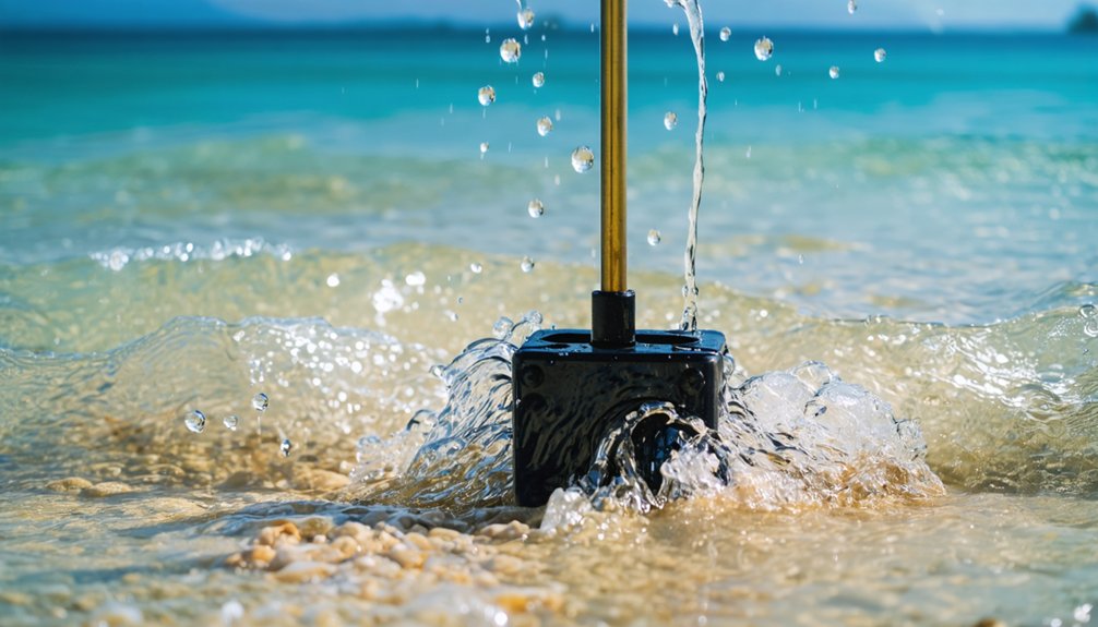 waterproof metal detector performance