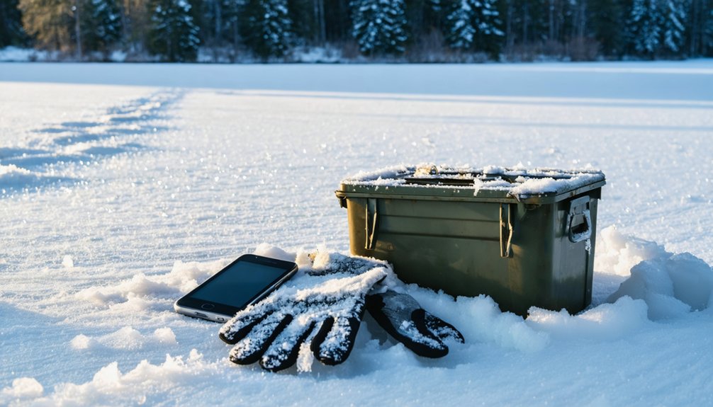 winter geocaching remote access