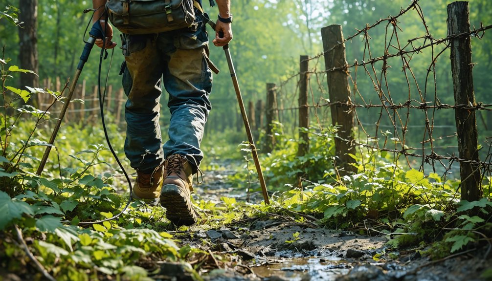 access restrictions and terrain difficulties