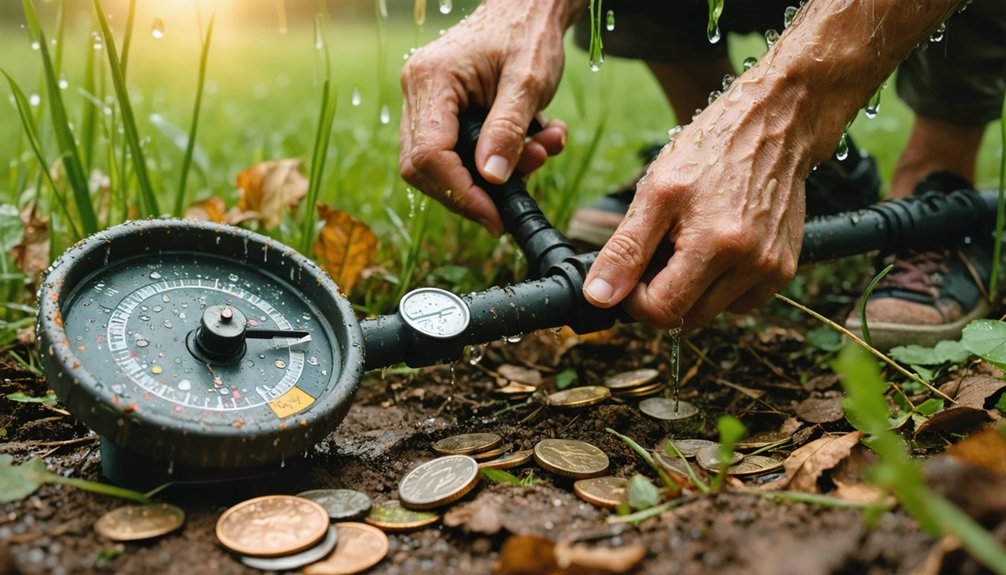 adjust settings for shallow targets