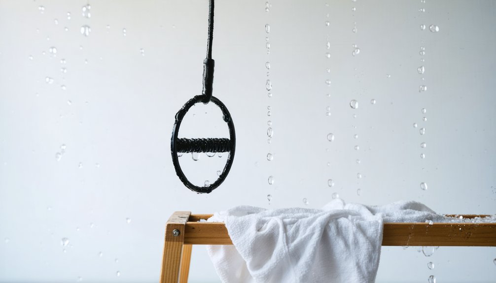 air dry coils thoroughly