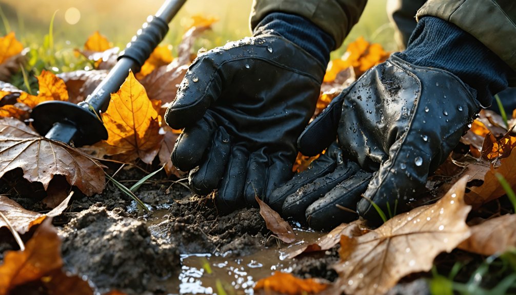 all season metal detecting gloves