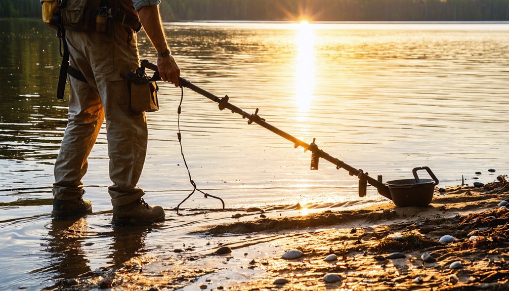 beach metal detecting near high point