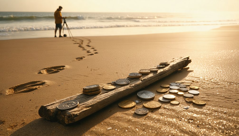 beach metal detecting season