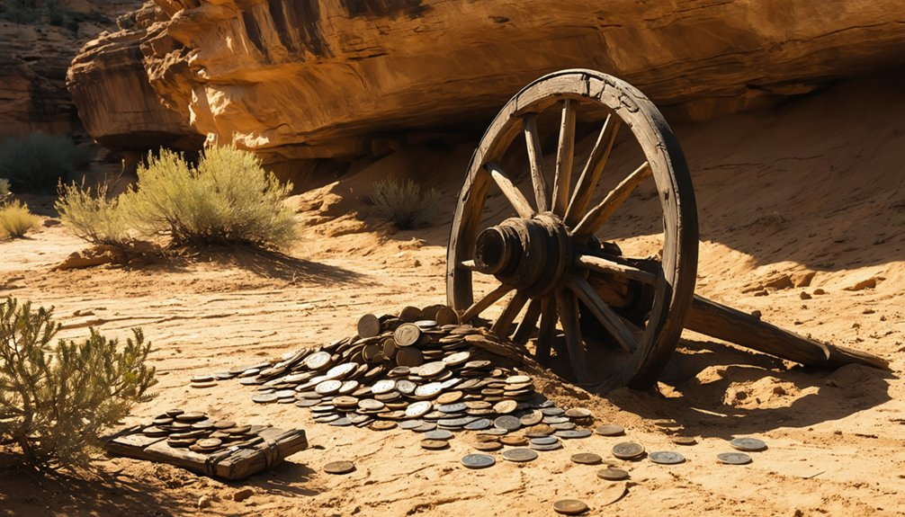 buried treasure along spanish trail