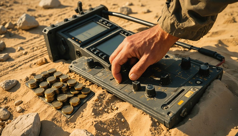 calibrating metal detector accuracy