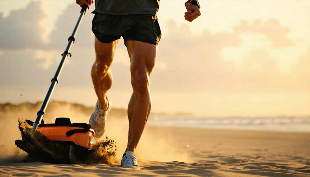 calories burned metal detecting