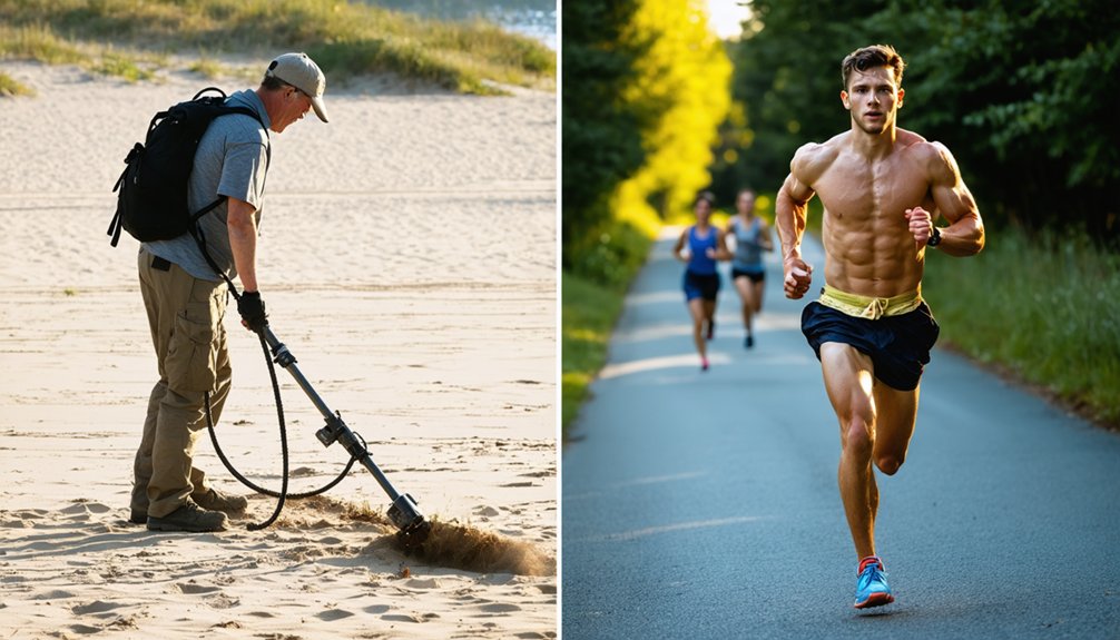 calories burned while detecting