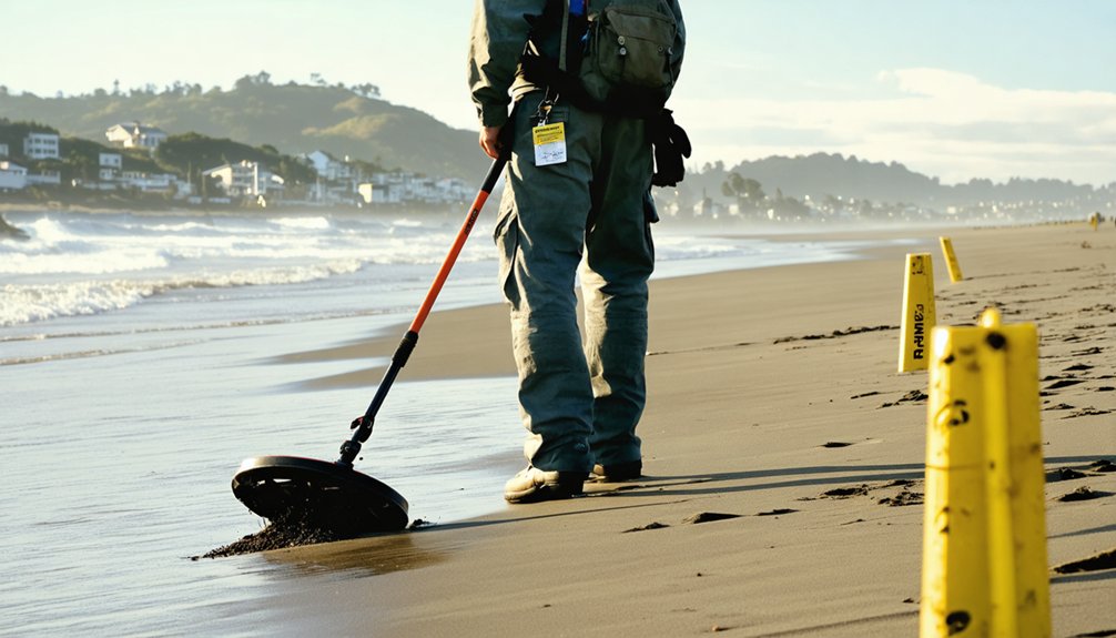 coastal regulations restrict beach metal detecting