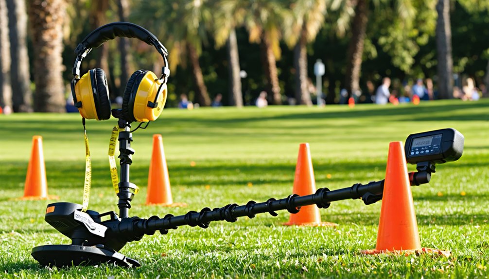 comply with regulations for metal detecting