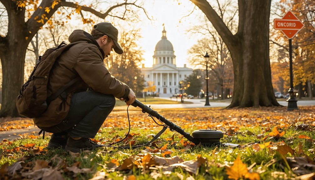 concord metal detecting regulations